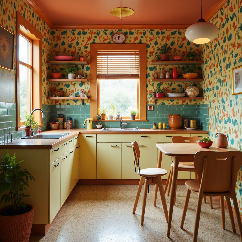 boho kitchen wallpaper 25
