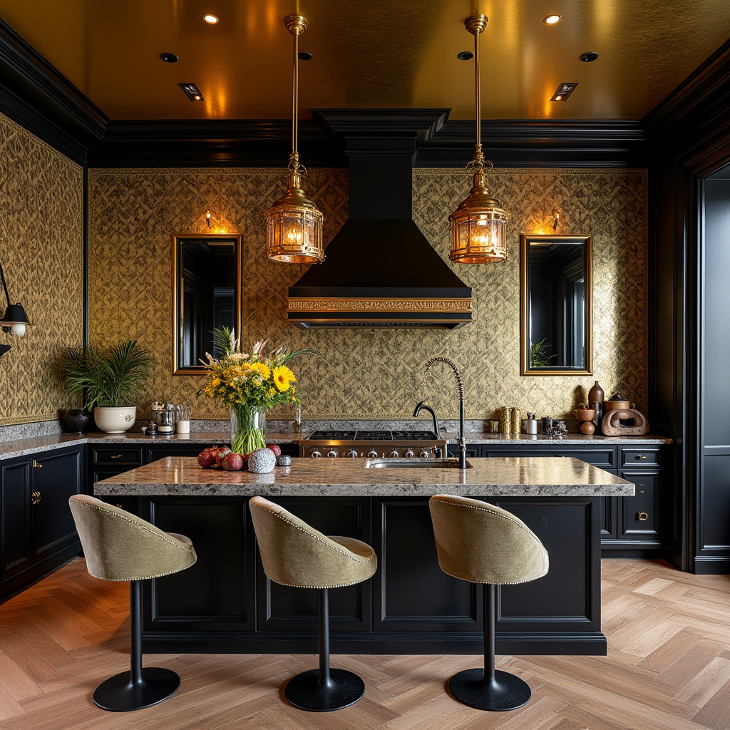 boho kitchen wallpaper 32