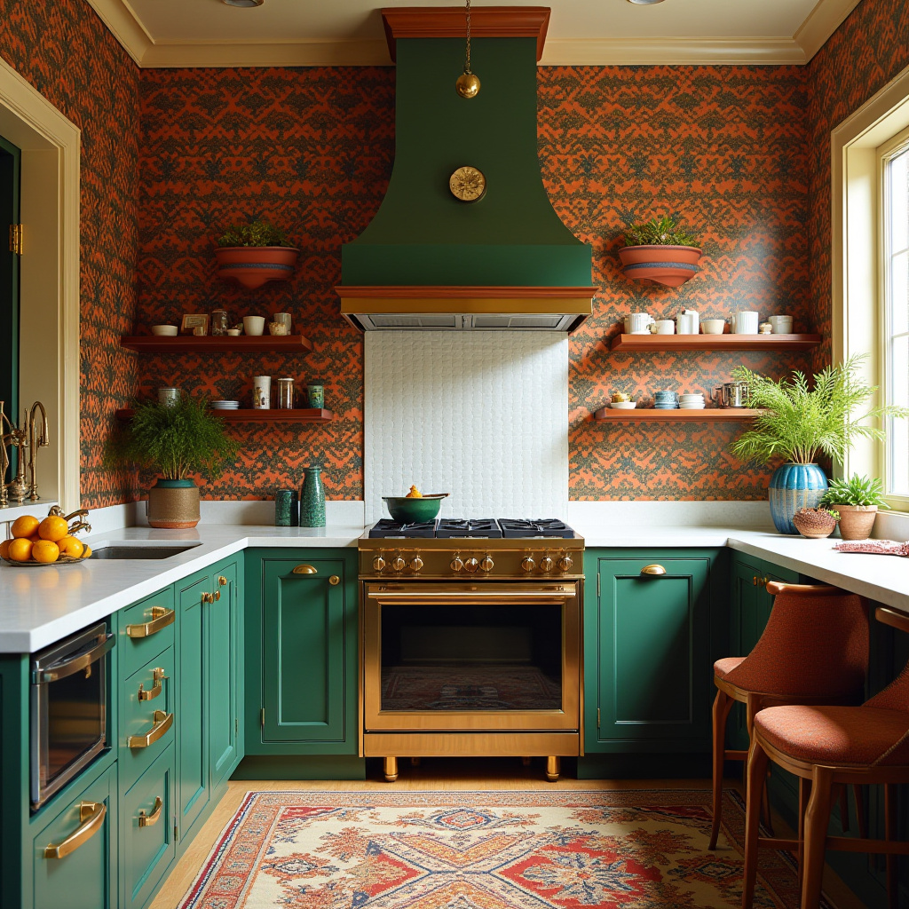 boho kitchen wallpaper 39