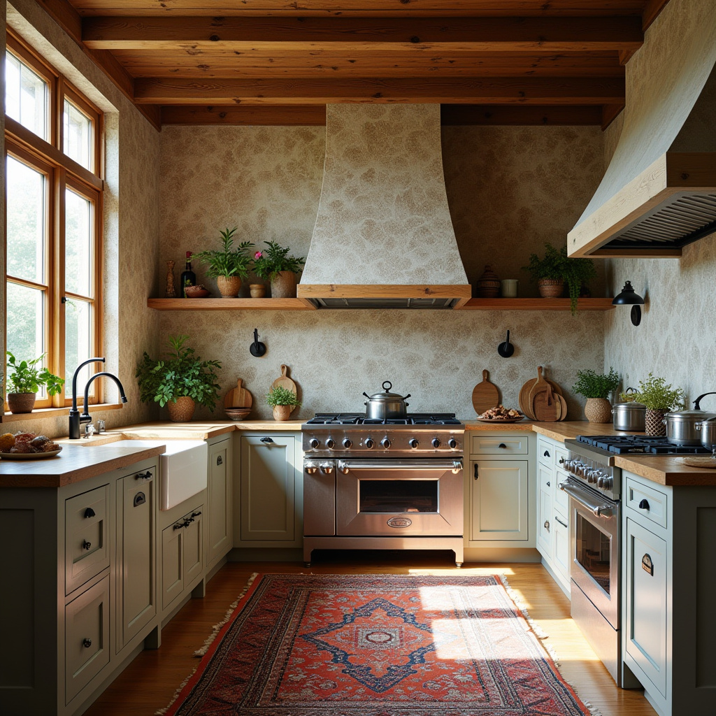 boho kitchen wallpaper 8