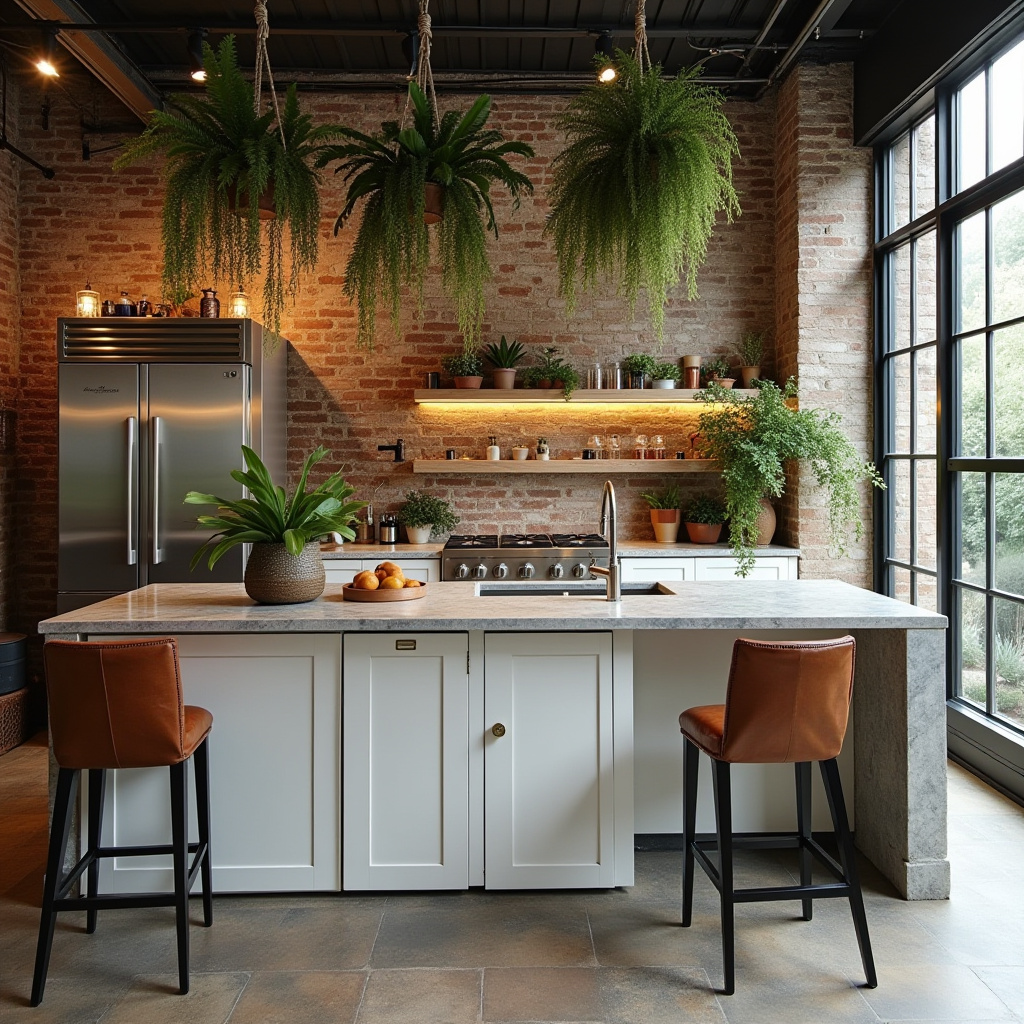 boho kitchen white cabinets 13