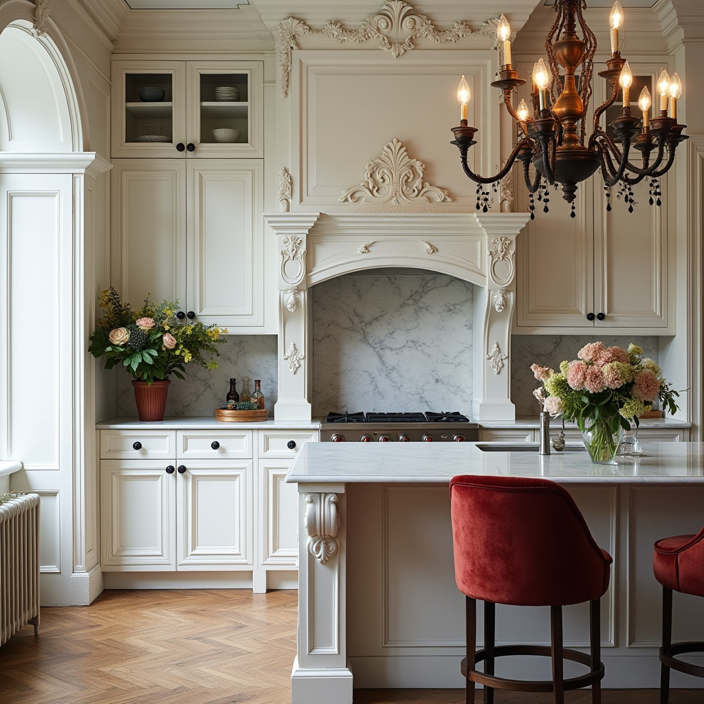 boho kitchen white cabinets 26