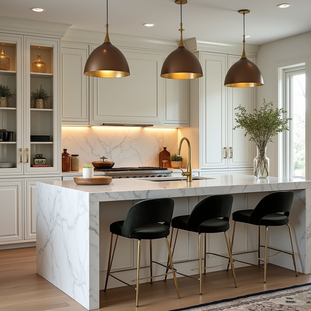 boho kitchen white cabinets 34