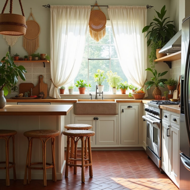 boho kitchen window 1