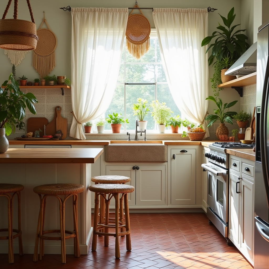 boho kitchen window 1