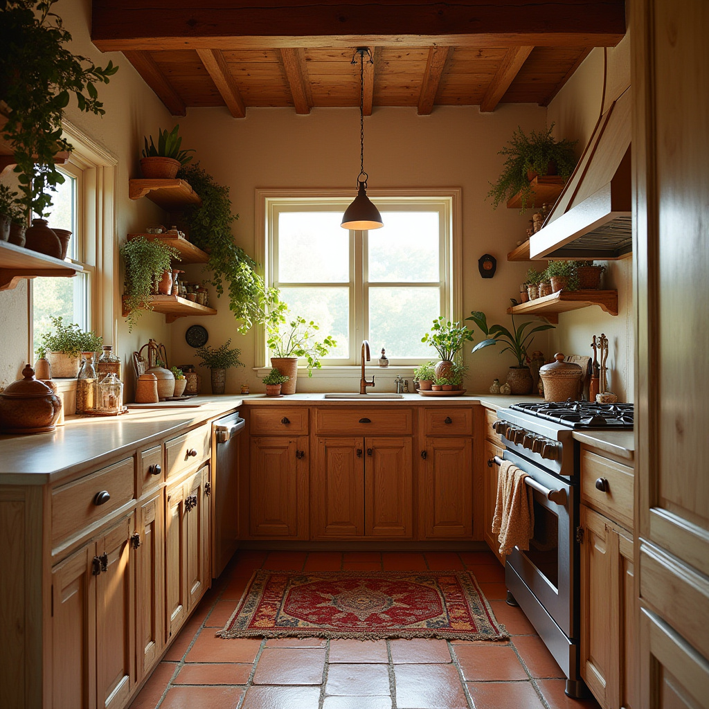 boho kitchen window 10