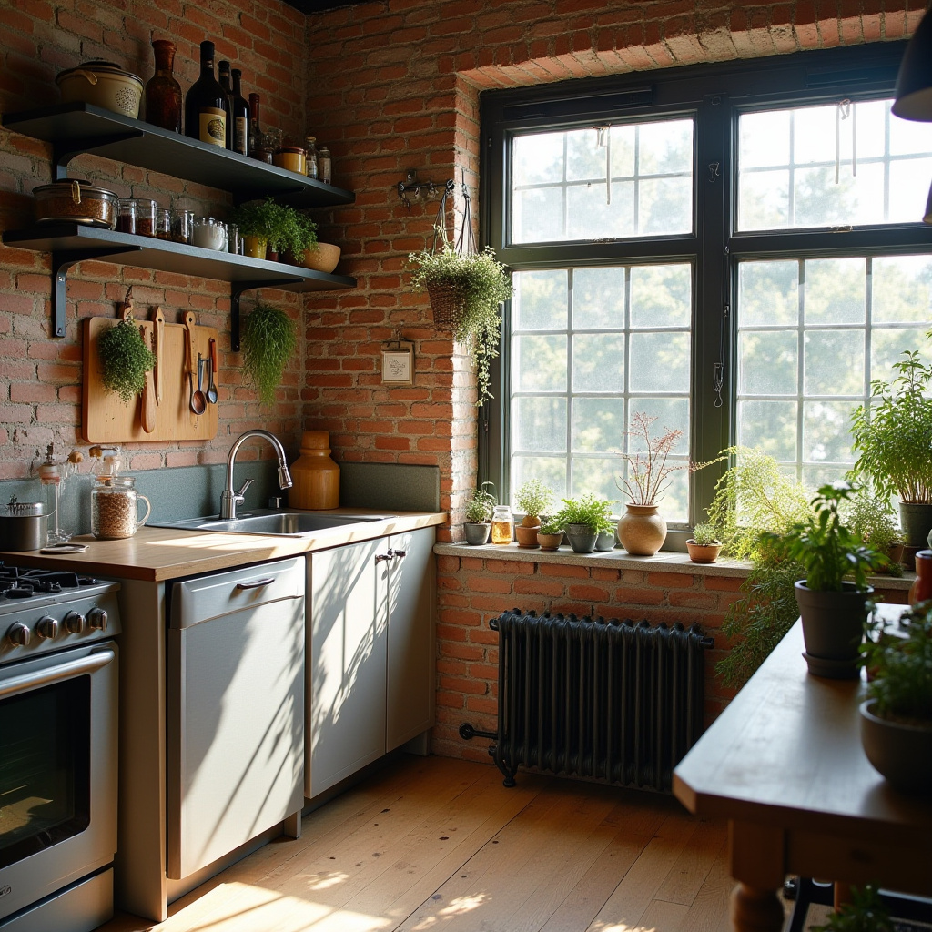 boho kitchen window 14