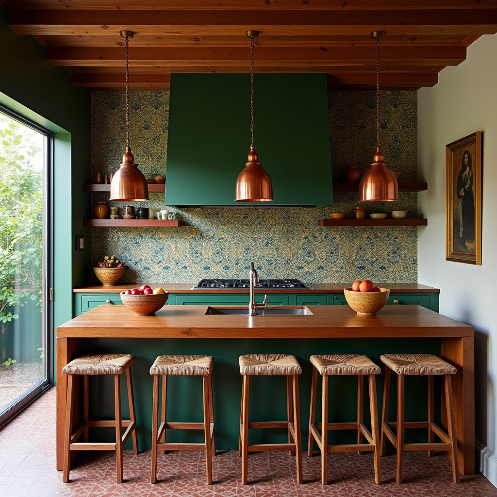 boho kitchen window 16