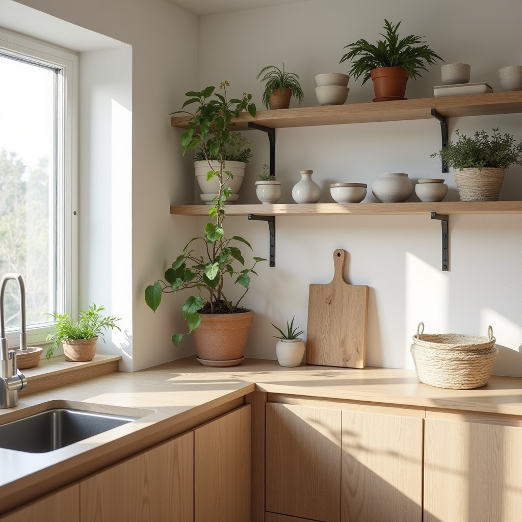 boho kitchen window 18