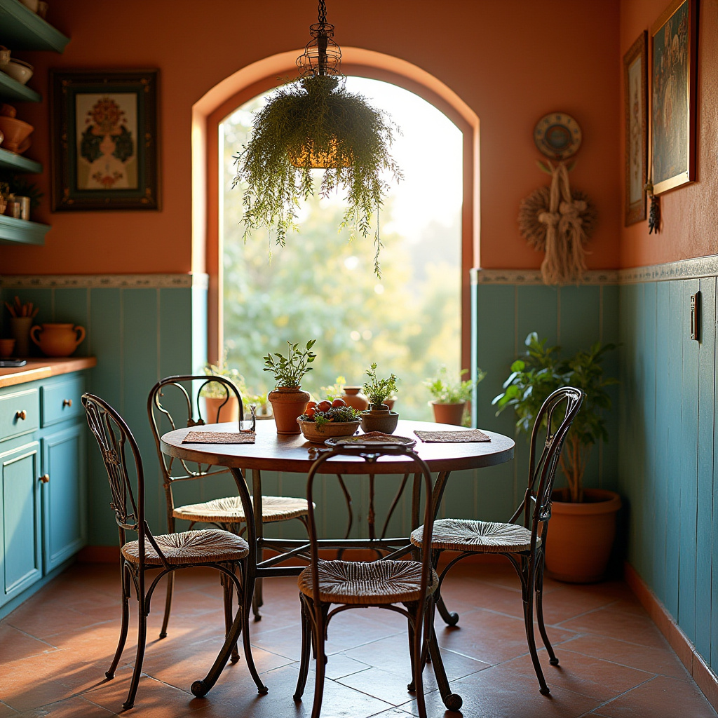 boho kitchen window 29