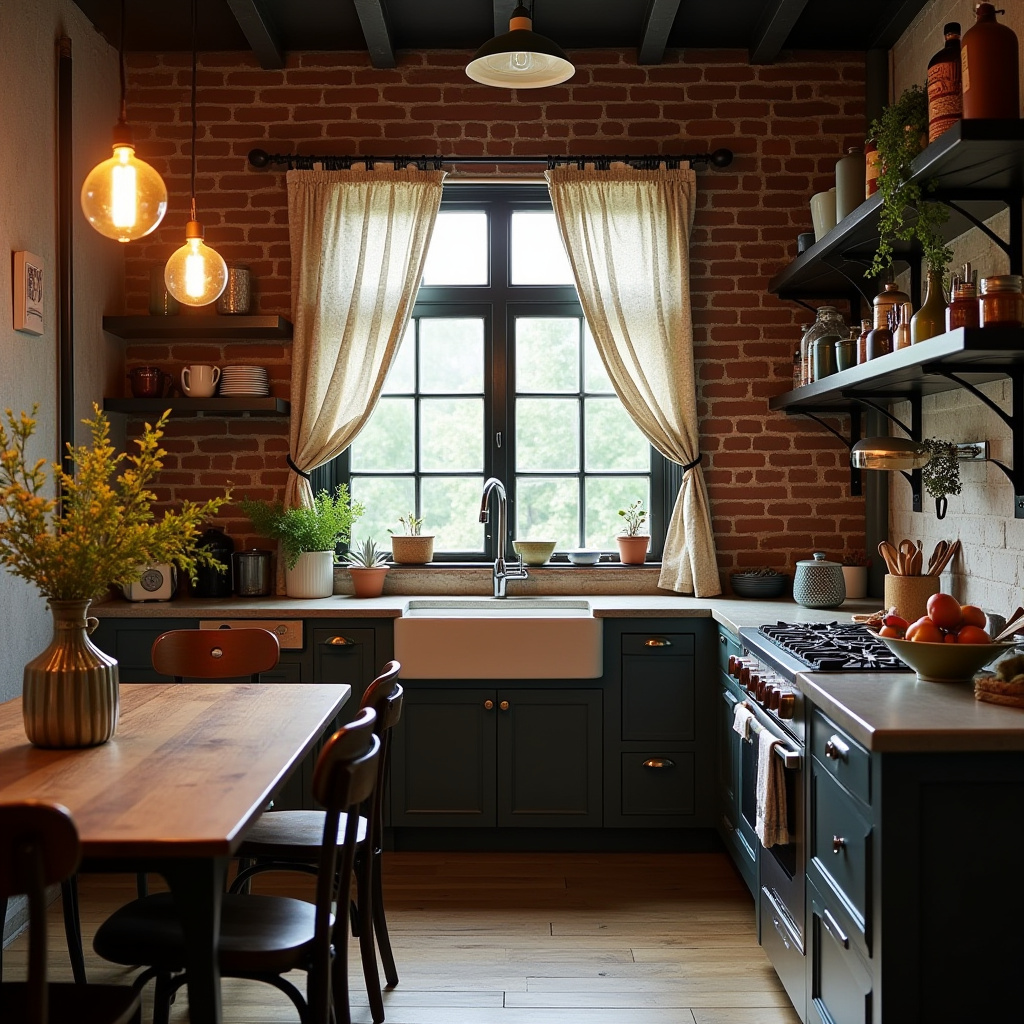 boho kitchen window curtains 13