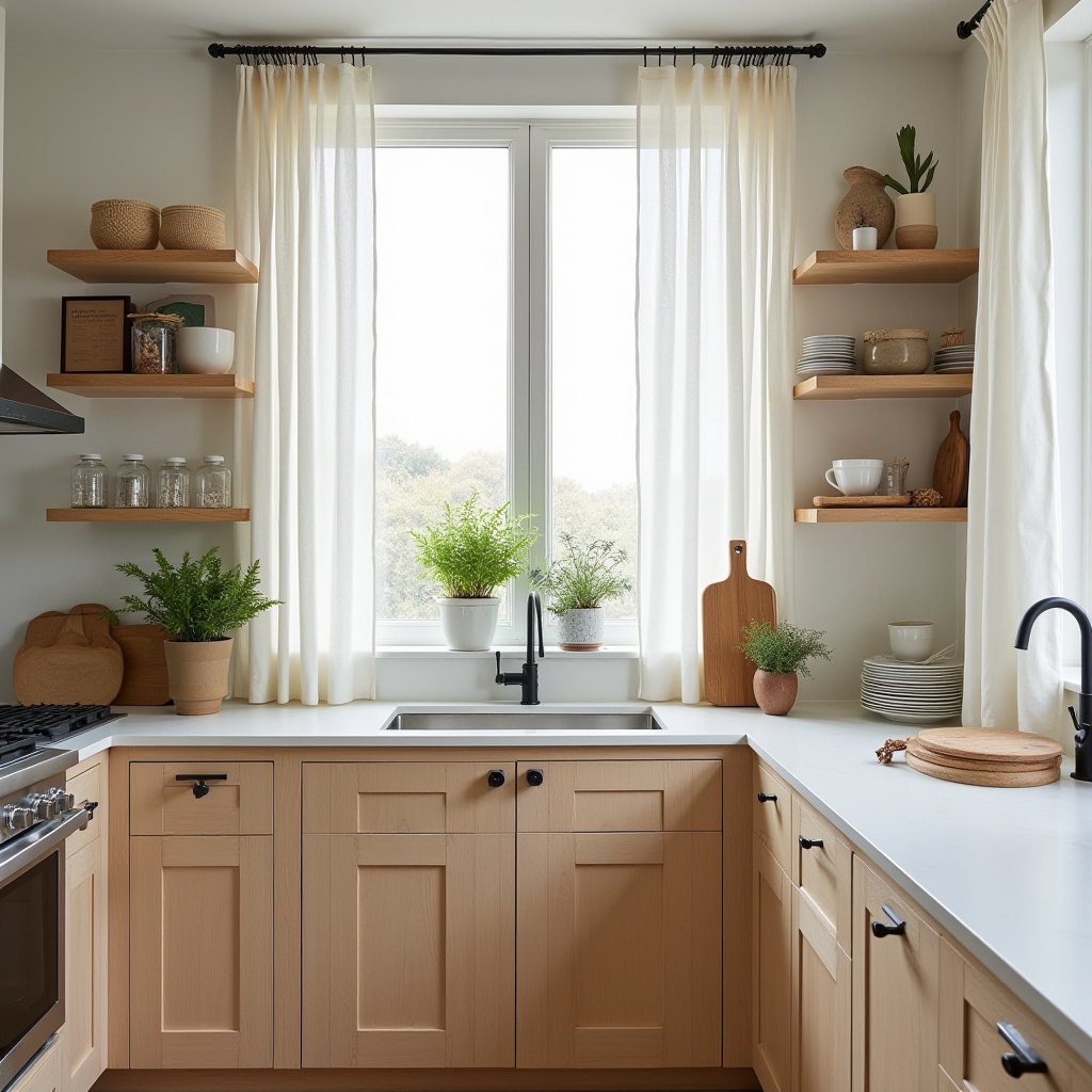 boho kitchen window curtains 20
