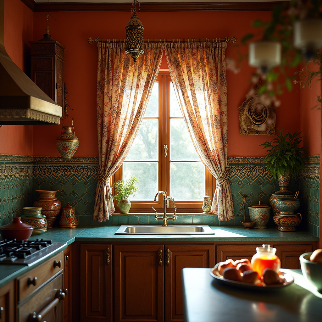 boho kitchen window curtains 21
