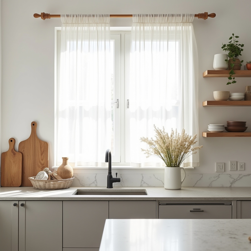 boho kitchen window curtains 25