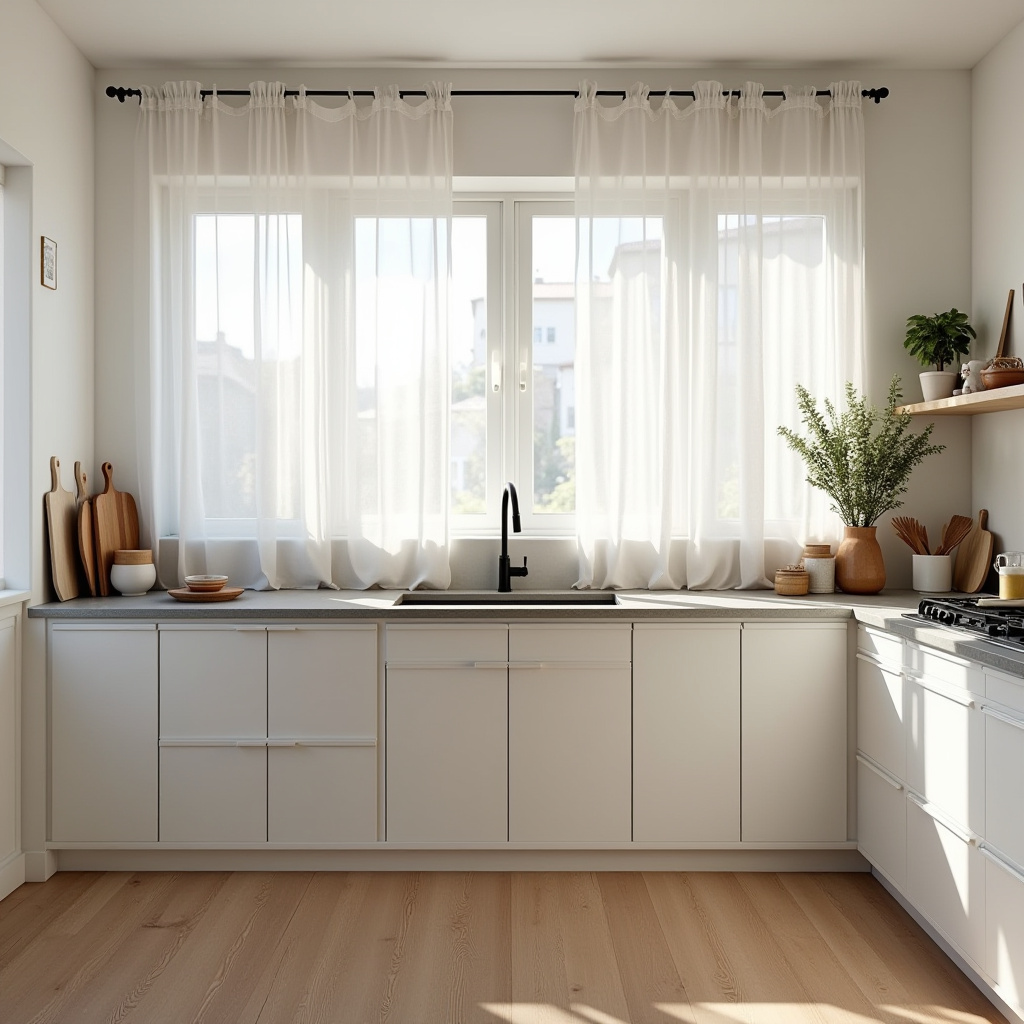 boho kitchen window curtains 26