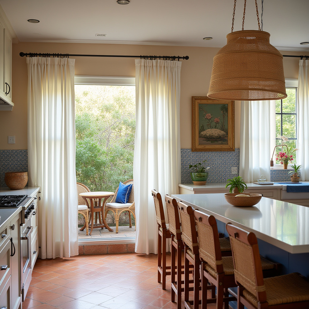 boho kitchen window curtains 38