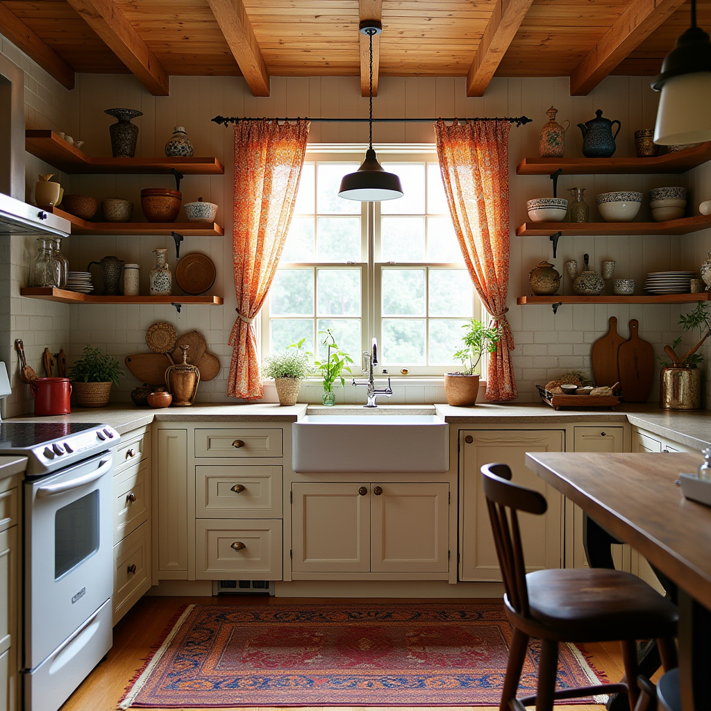 boho kitchen window curtains 39