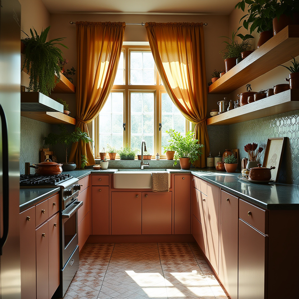 boho kitchen window curtains 4