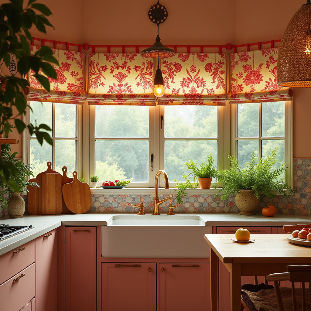 boho kitchen window curtains 6