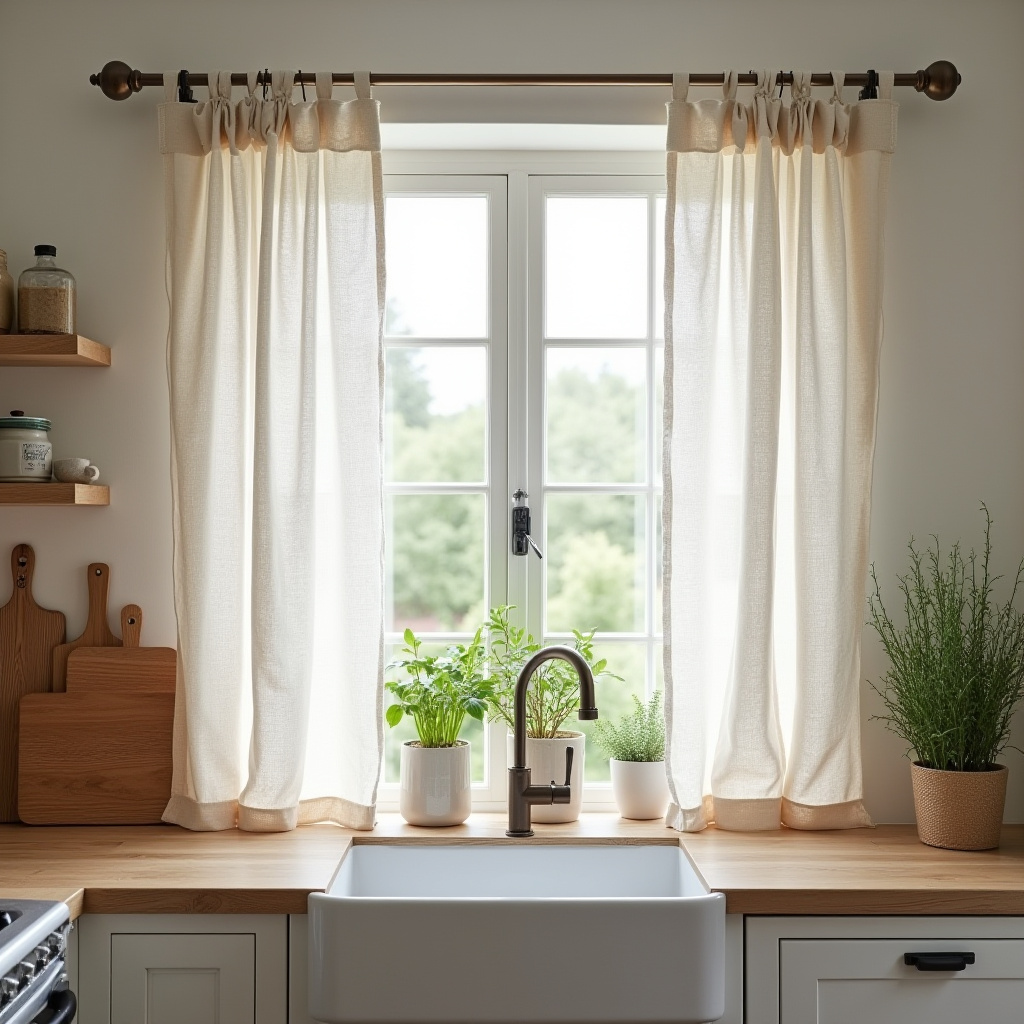 boho kitchen window treatments 13