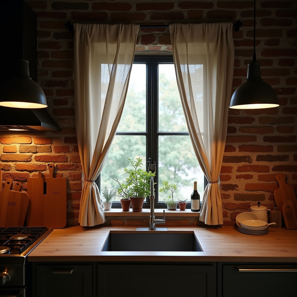 boho kitchen window treatments 16