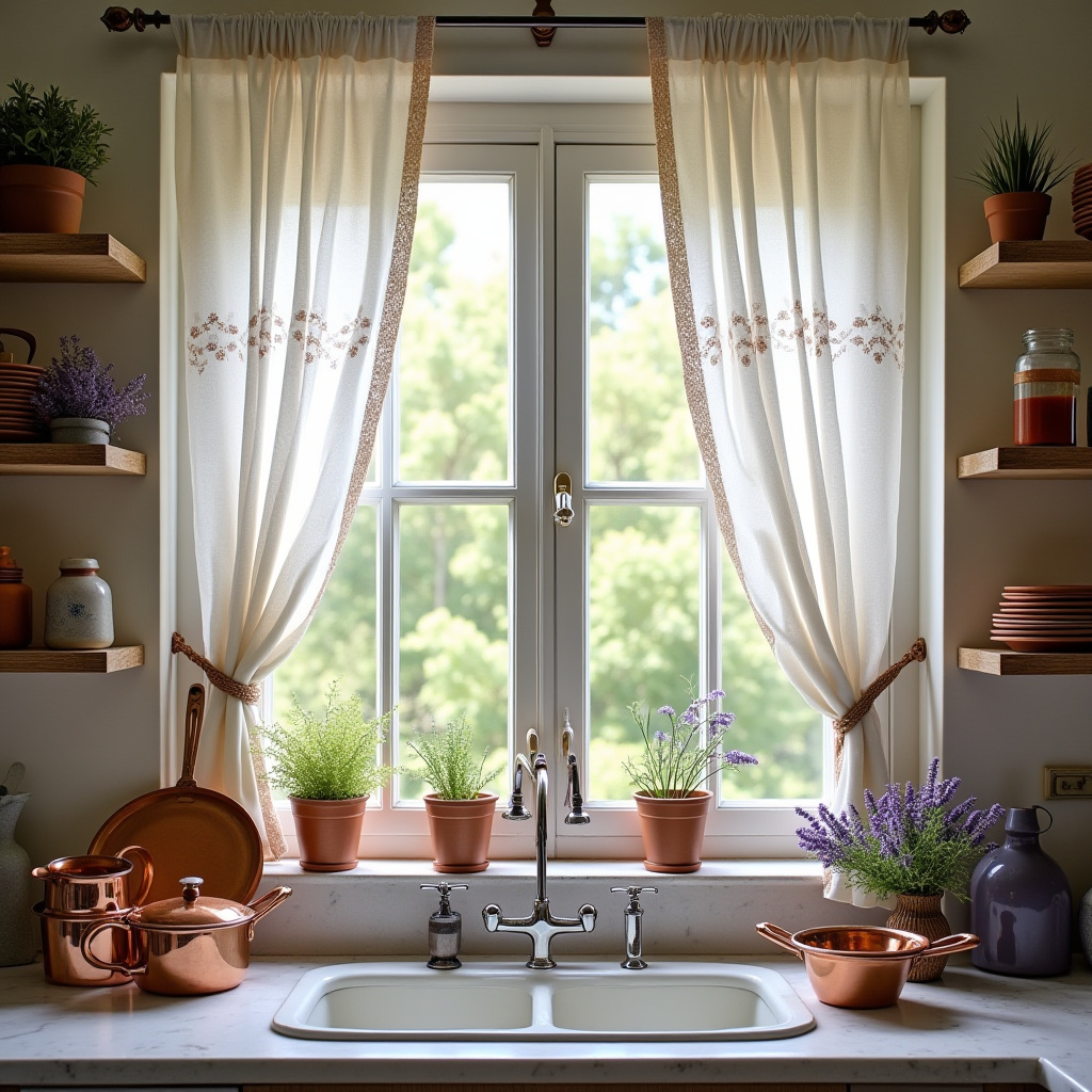 boho kitchen window treatments 30