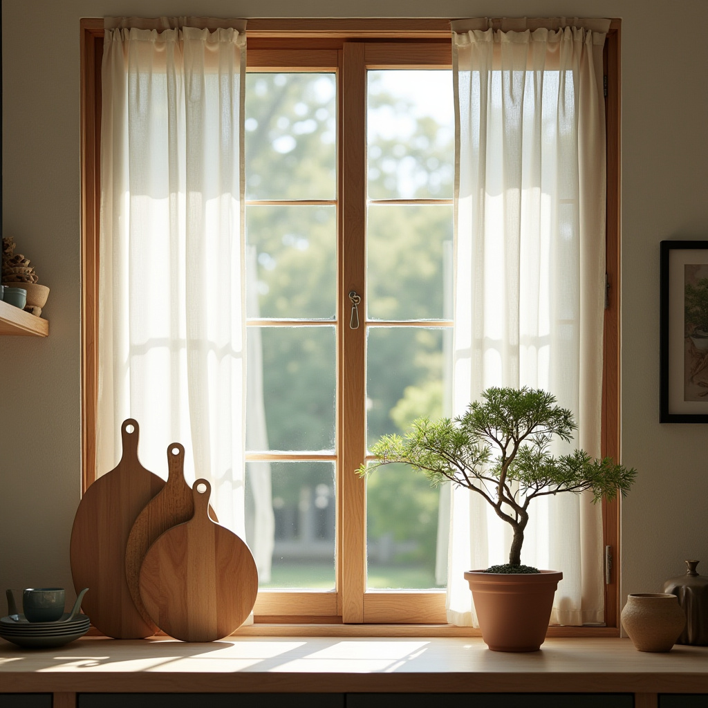 boho kitchen window treatments 36