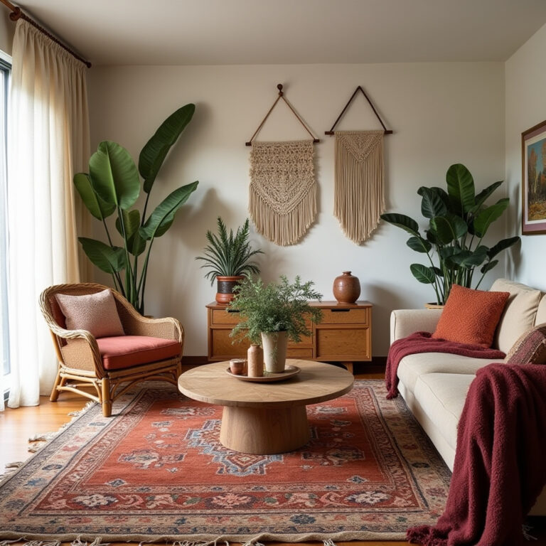 boho living room 1