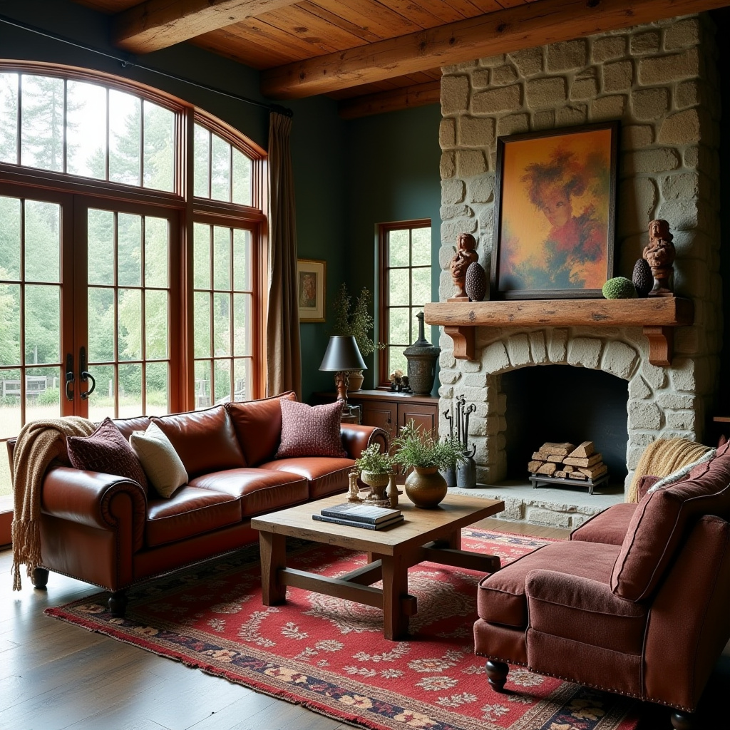 boho living room 11