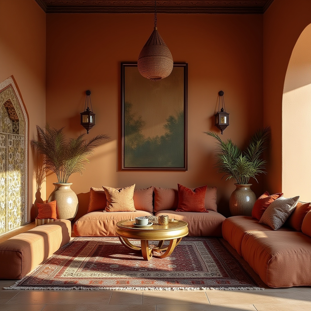 boho living room 14