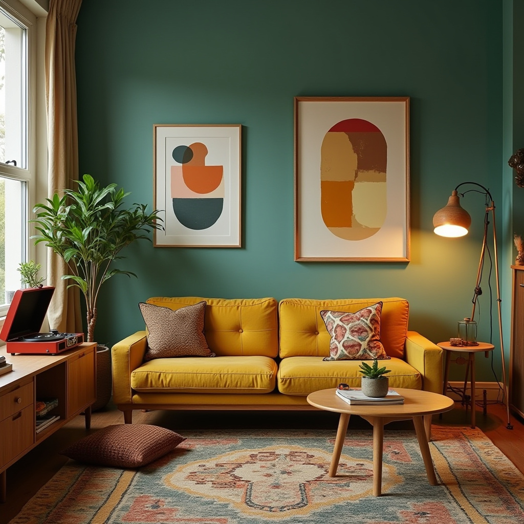 boho living room 24