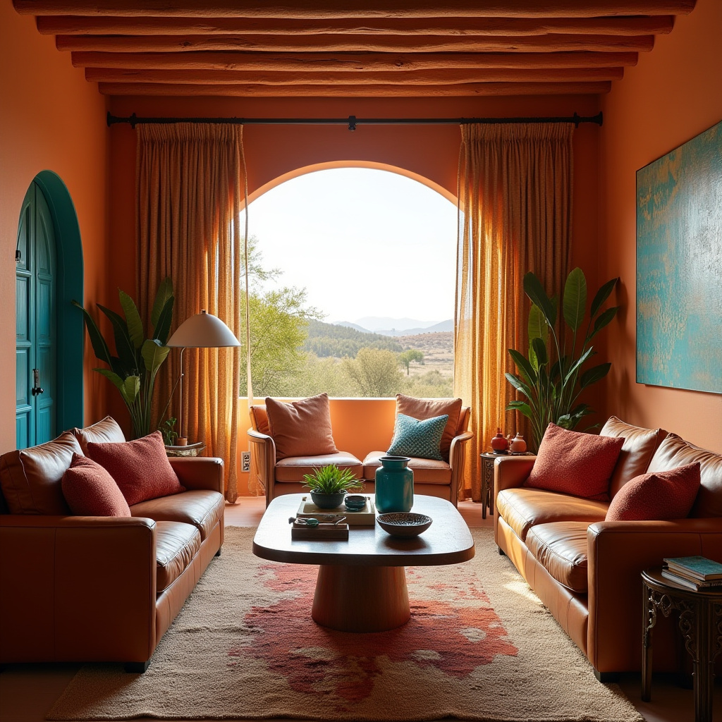 boho living room 28