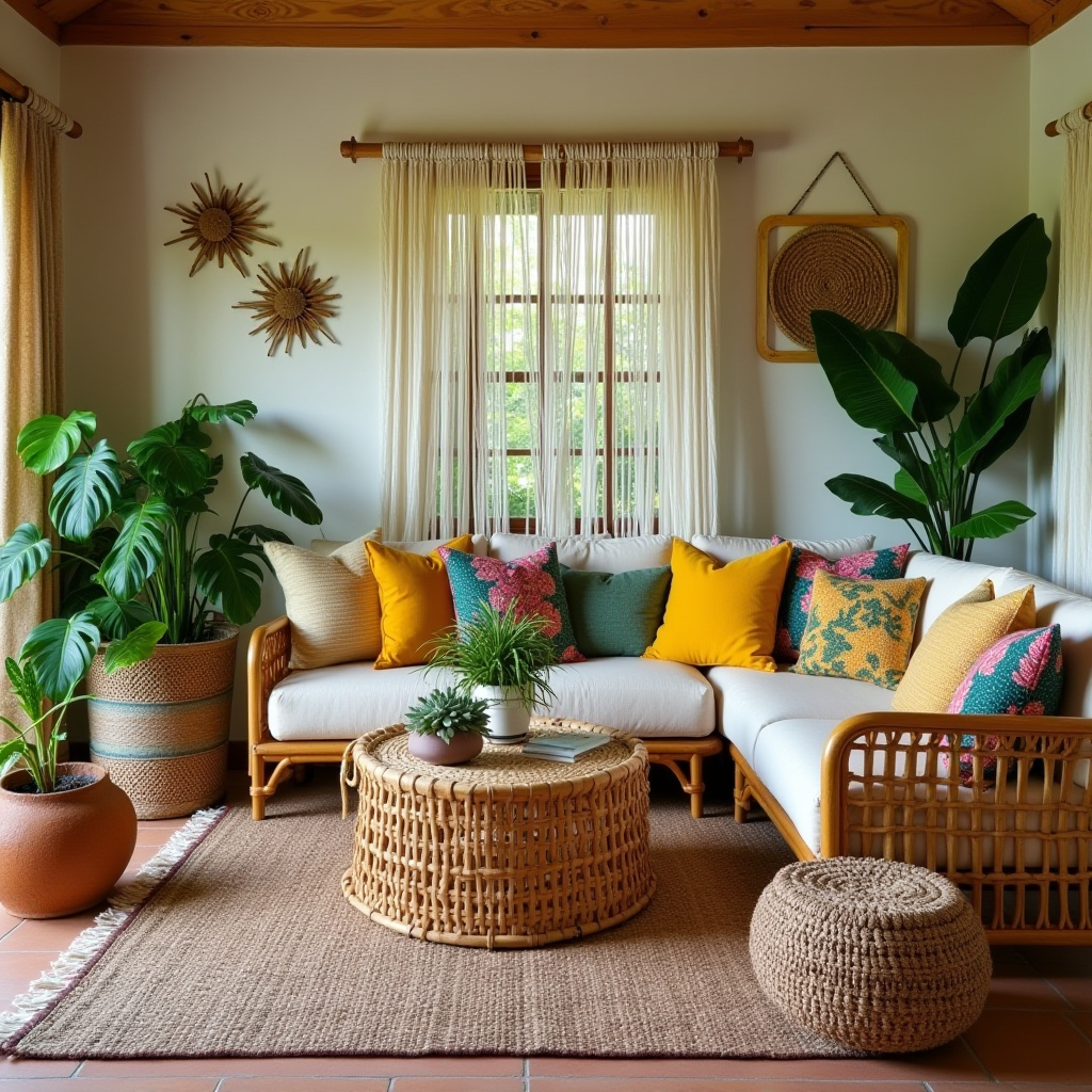 boho living room 38