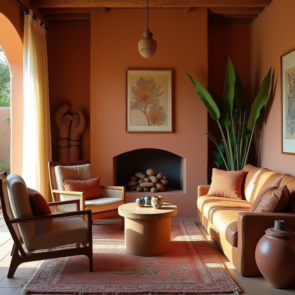boho living room color scheme 12