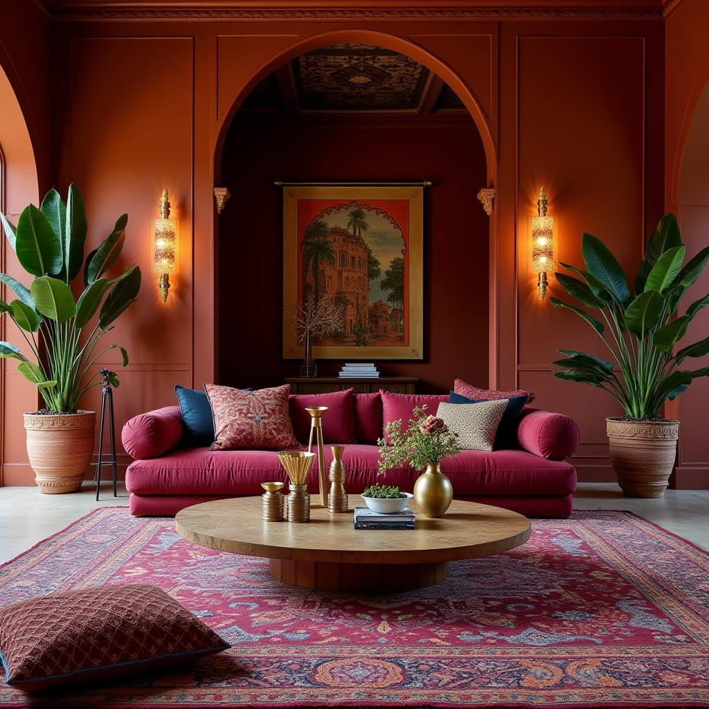 boho living room color scheme 14