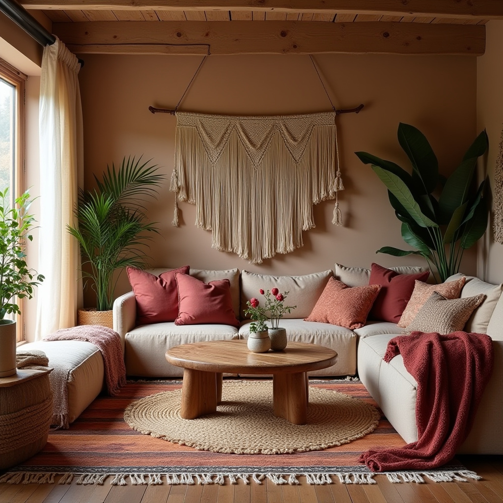 boho living room color scheme 2