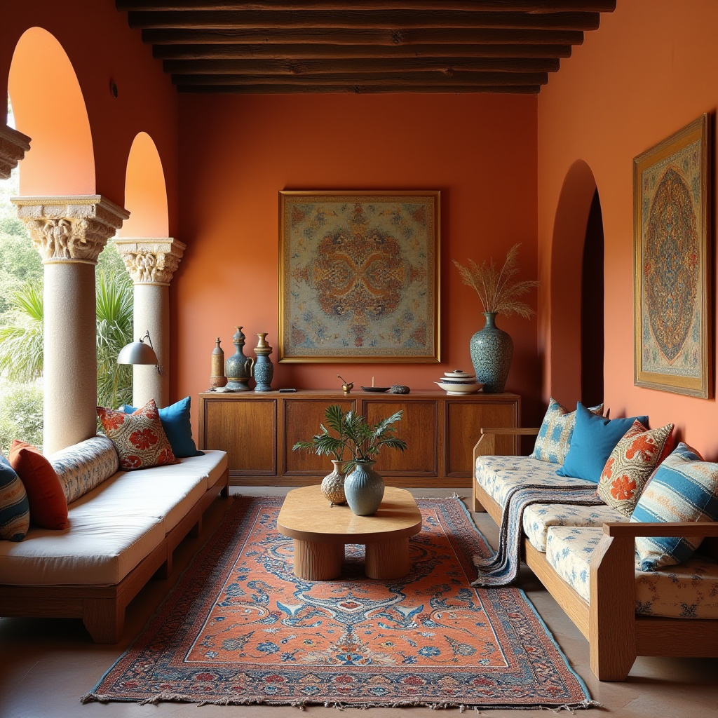 boho living room color scheme 25