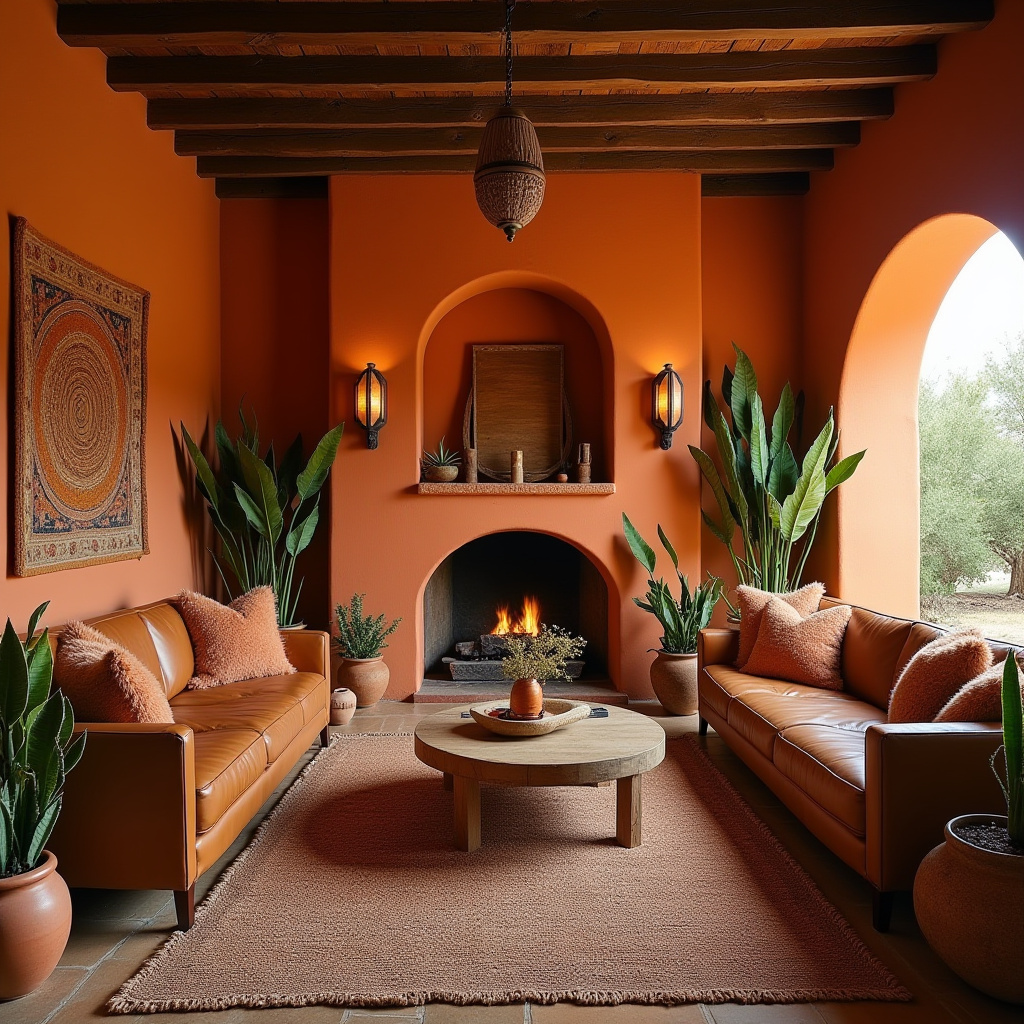 boho living room color scheme 32