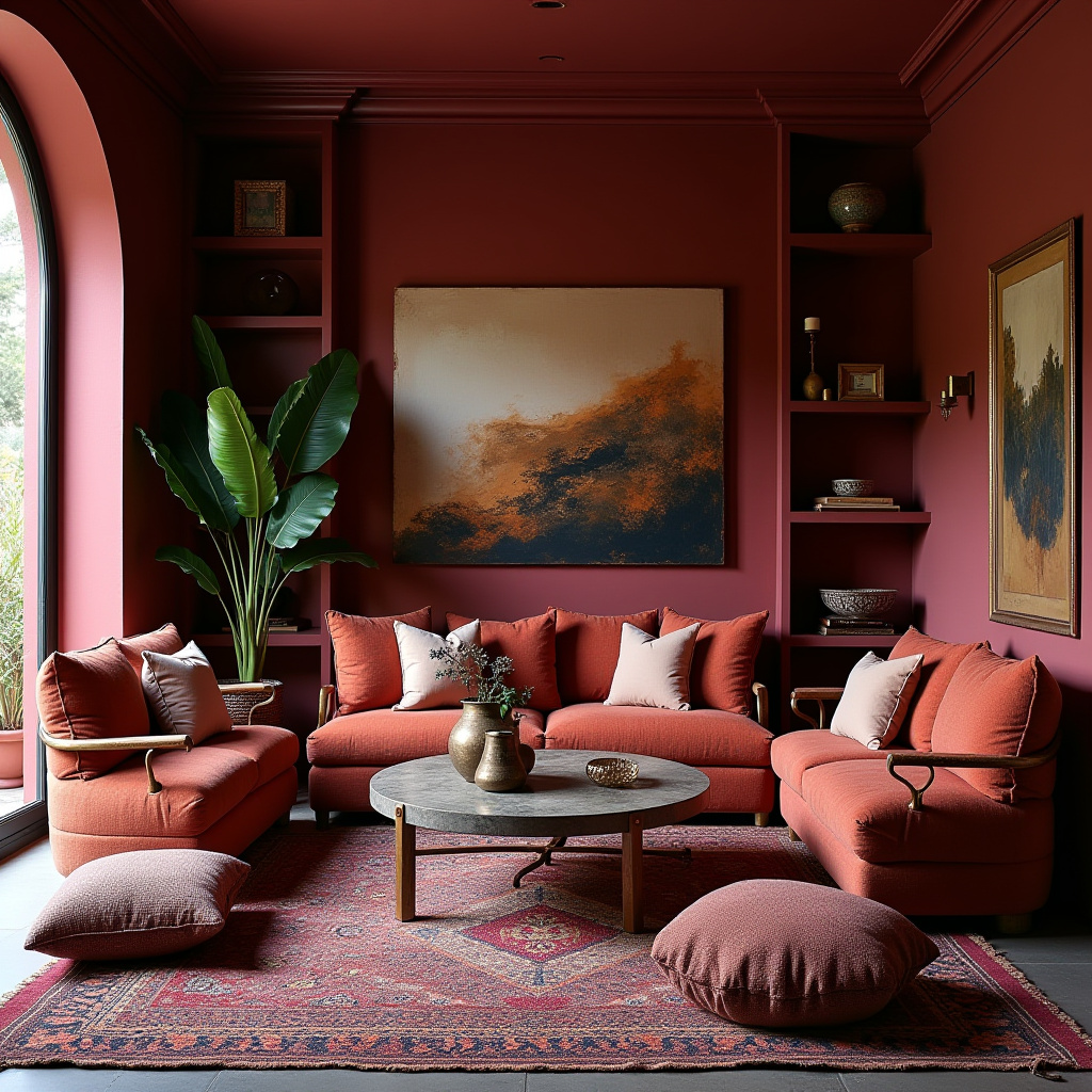 boho living room color scheme 35