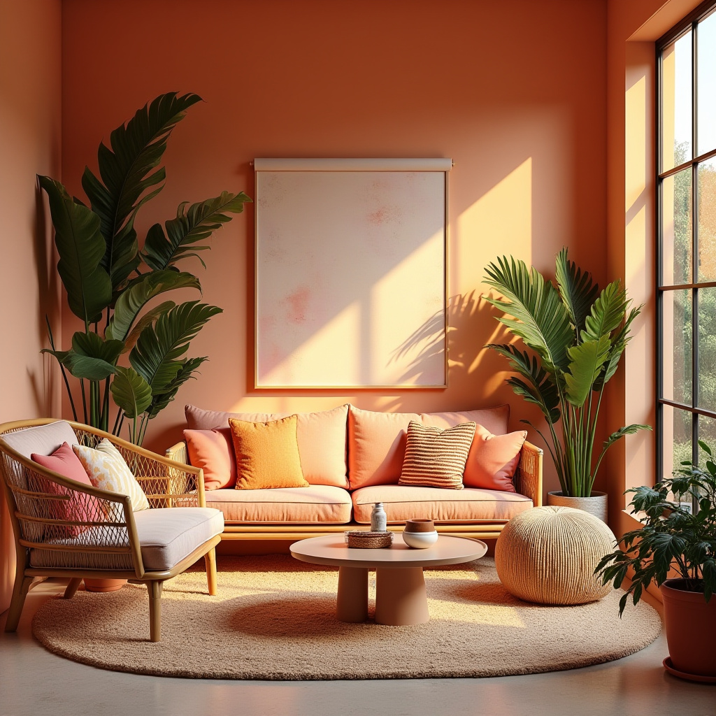 boho living room color scheme 6