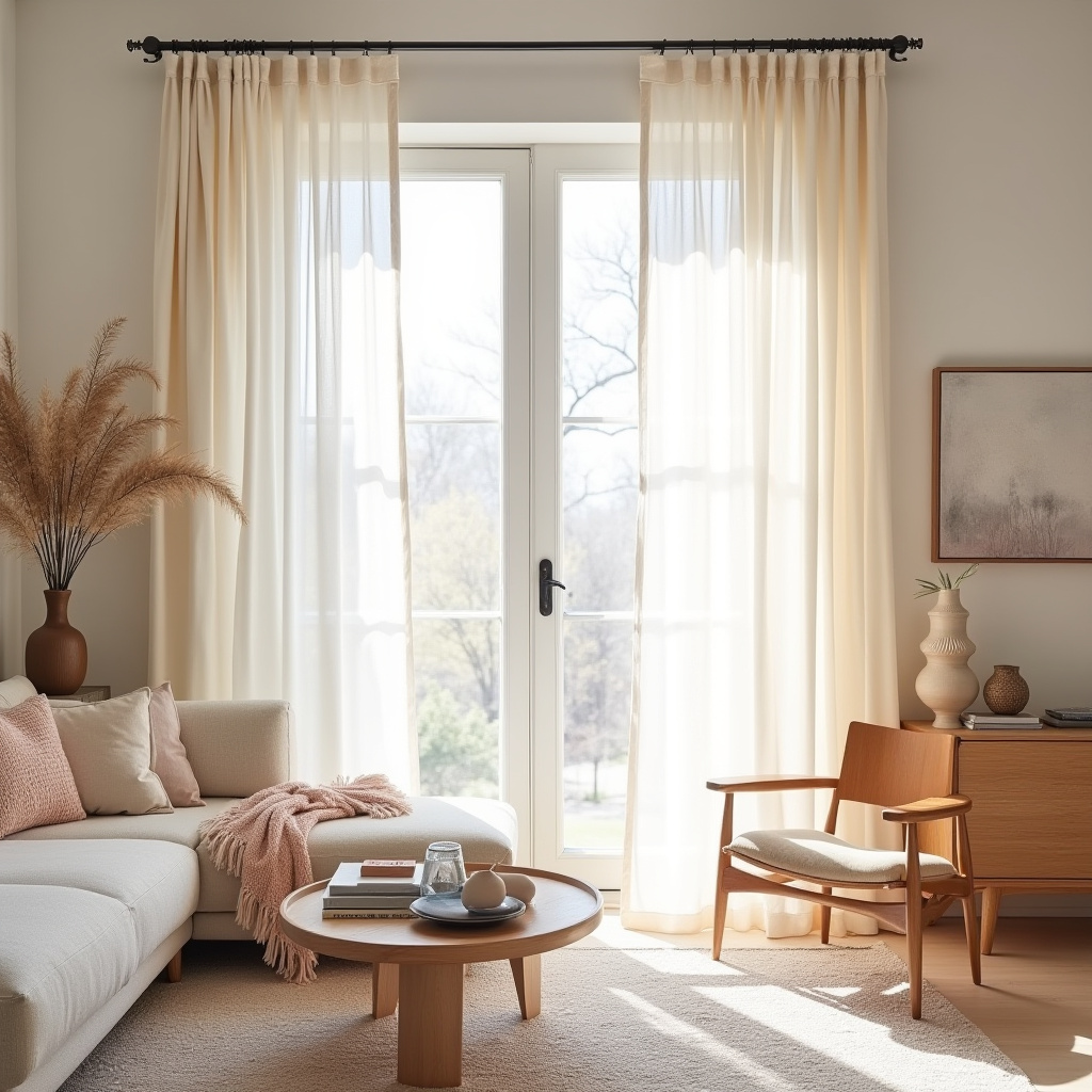 boho living room curtains 31