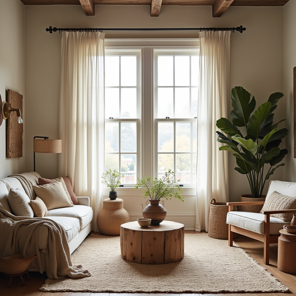 boho living room curtains 35