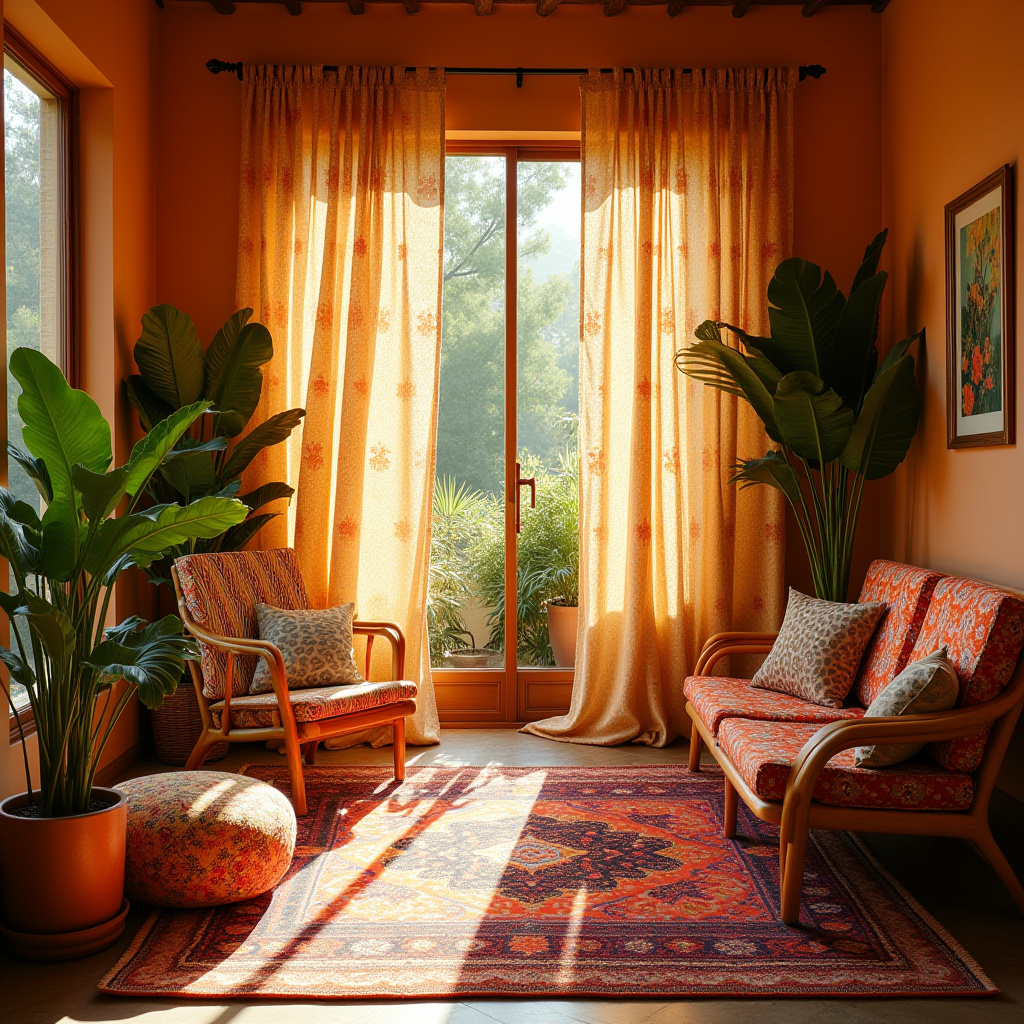 boho living room curtains 5