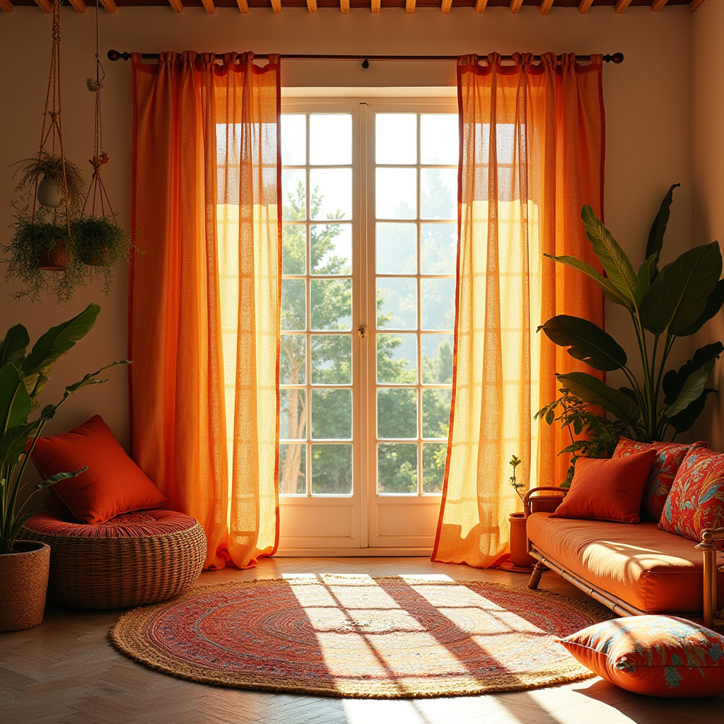 boho living room curtains 6
