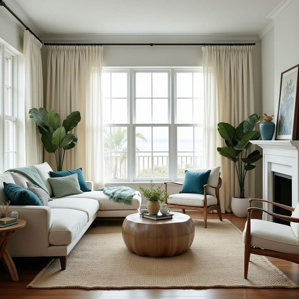 boho living room curtains 9