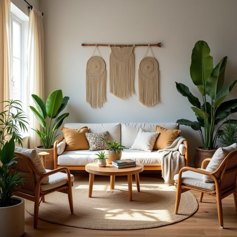 boho living room decor 1
