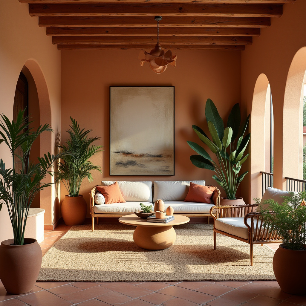 boho living room ideas 36