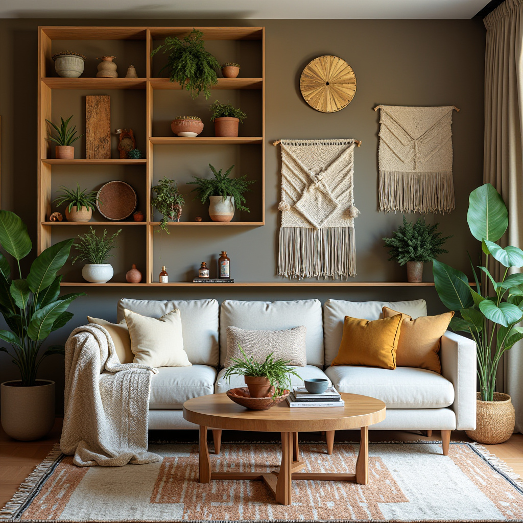 boho living room wall decor 4
