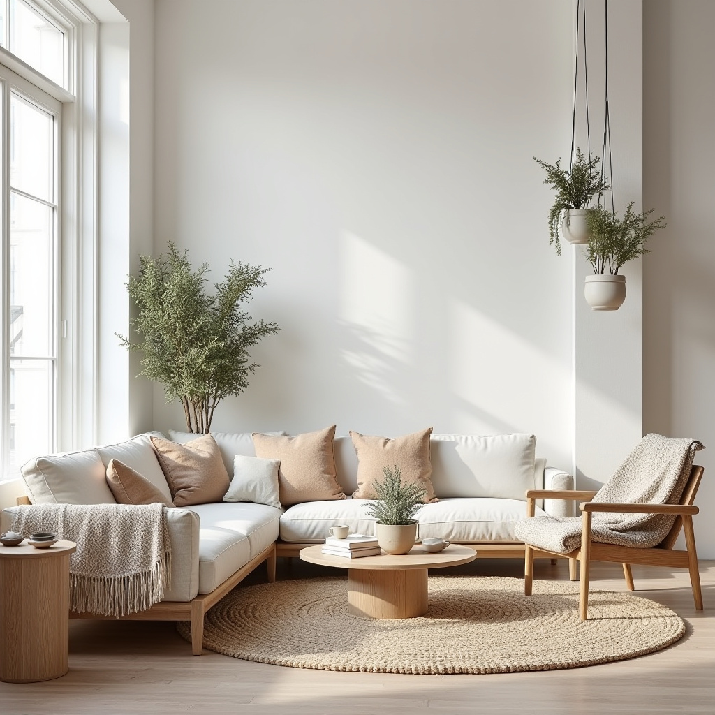 boho modern living room 11