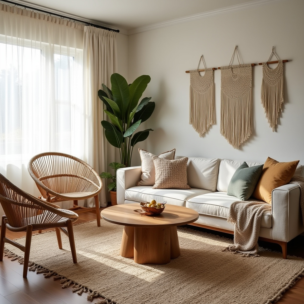 boho modern living room 2